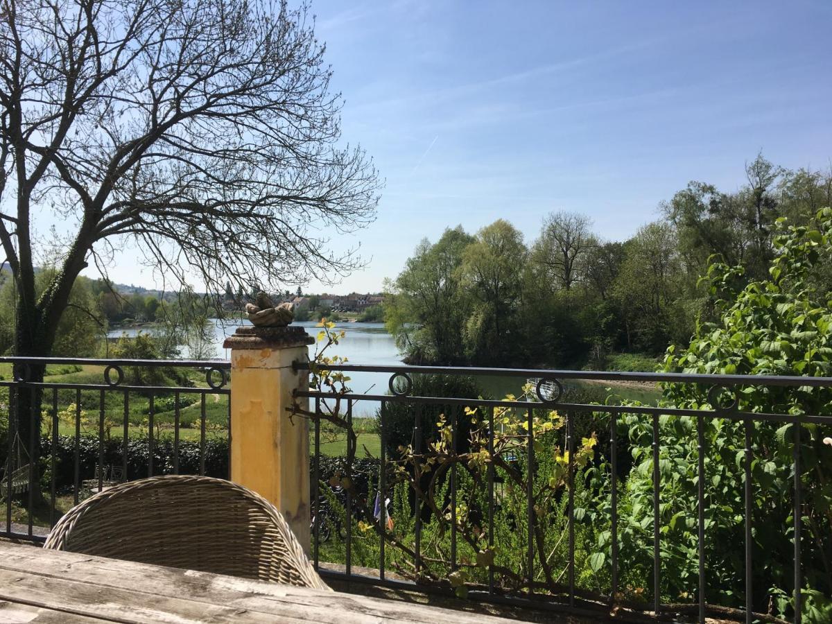 En Bord De Seine Bed and Breakfast Vétheuil Eksteriør billede